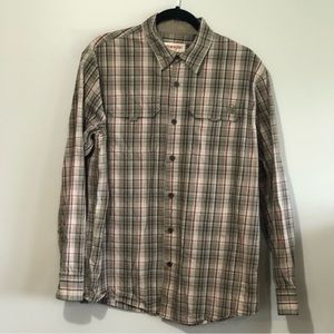 Wrangler Long Sleeve Button Down Shirt Size Medium